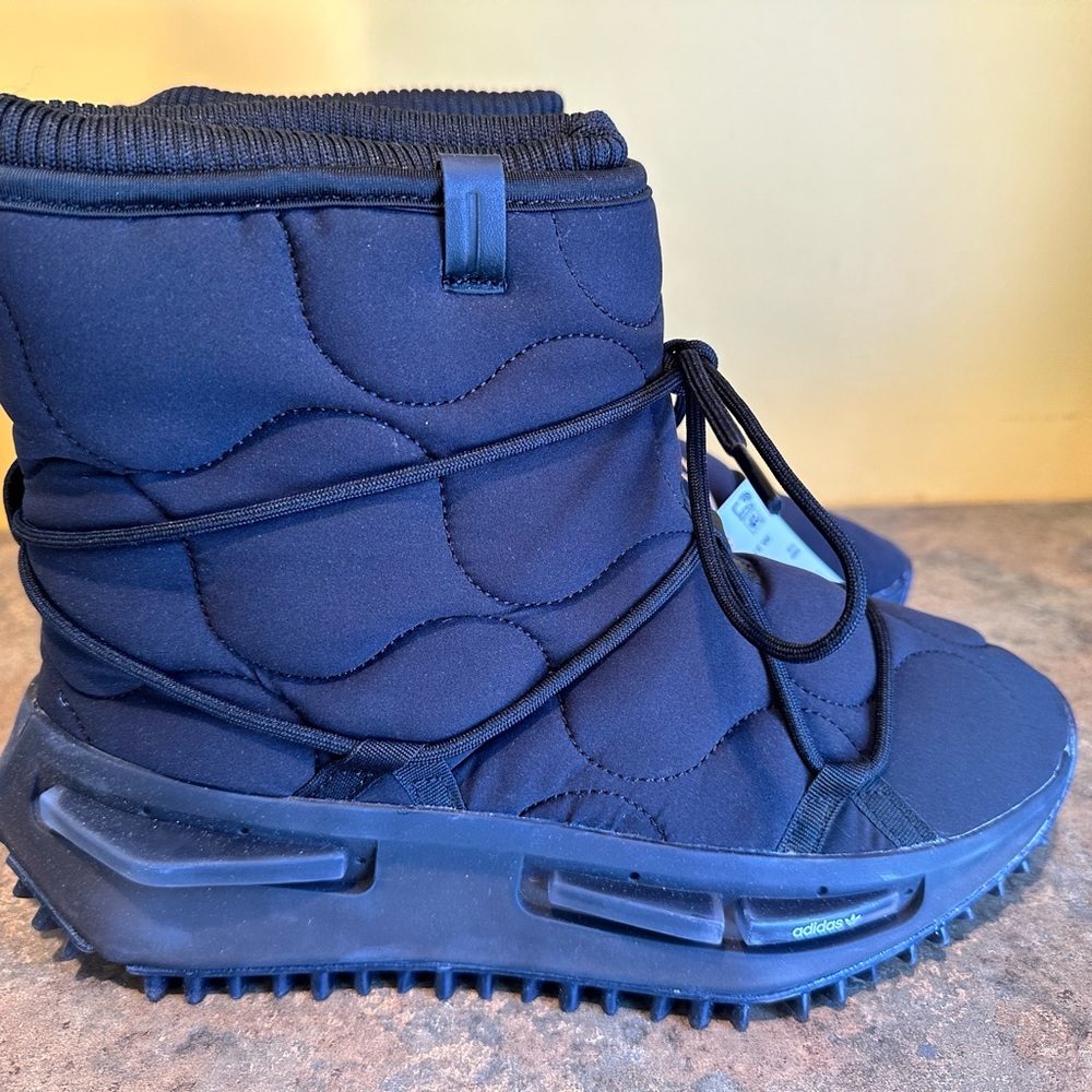 NWT & Box Adidas NMD S1 Black Winter Sneaker Boots Size 8